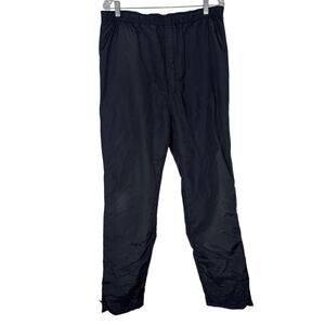 Vintage L.L. Bean Black Nylon Winter Snow Ski Pants    Size: L Tall Men's